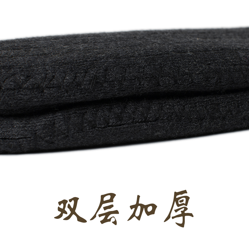 护膝羊绒保暖男女羊毛冬季自发热老年人加厚不冷加长膝盖