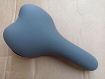 S-R mountain bike station wagon bike seat integrated waterproof saddle folding car saddle retro cement grey