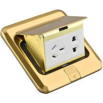 Floating ground socket living room floor socket concealed household waterproof five-hole socket