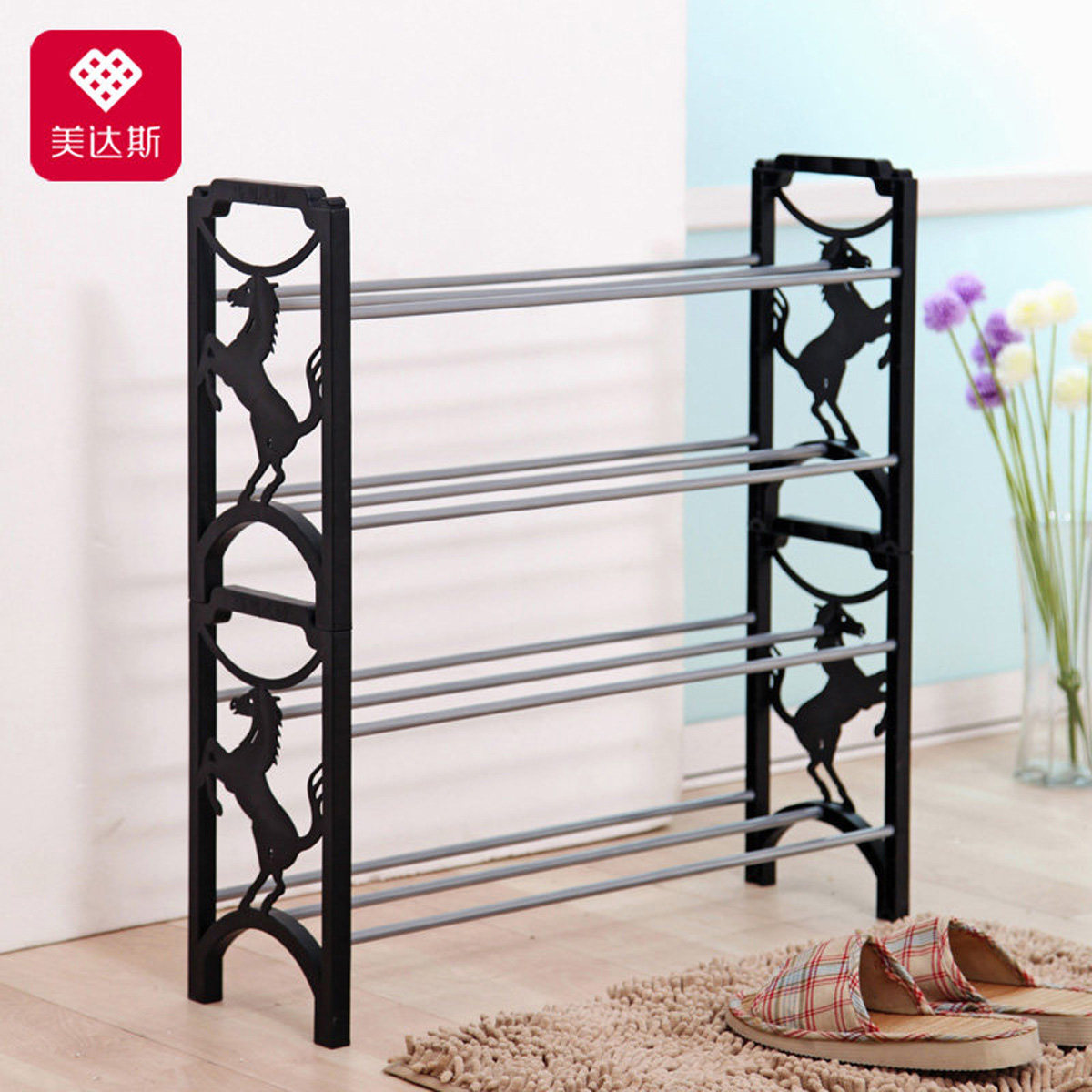 美达斯塑料鞋柜塑料鞋架