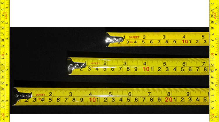 包邮 英寸卷尺 钢直尺 卷尺带英寸 公英制卷尺 2米3米5米7米围尺