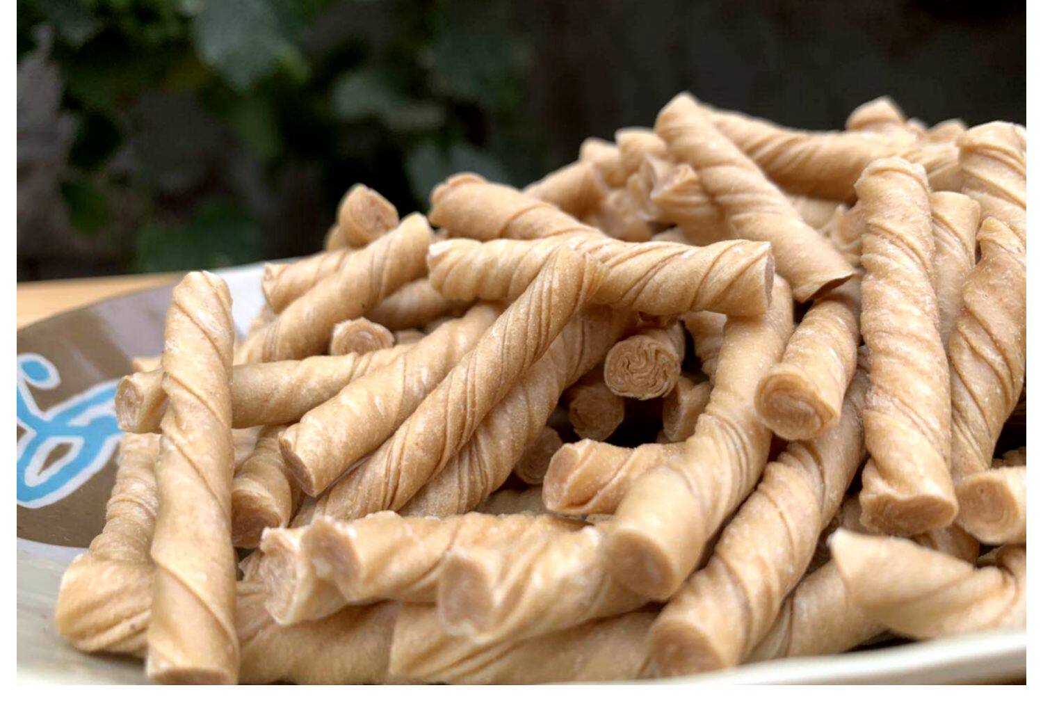 非转基因豆筋 豆棍 黄豆制品 腐竹豆皮人造肉 豆棒辣条原料500克_购物