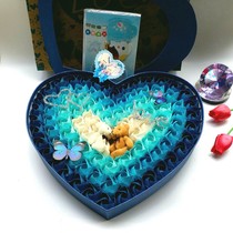 New material Kawasaki rose 99DIY hand indentation origami flower crease hand kneading paper Christmas