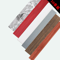 Wood Grain Skirting line Self-adhesive 3d Cubism Ground Wire Wall Sticker Waist Line Decorative border door frame Sticking Edge Wallpaper Waterproof