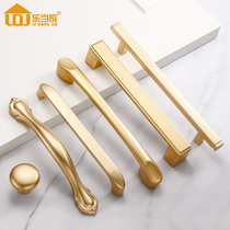 Le When Home Golden Handle Light Lavish Wardrobe Door Cupboard Drawers Handle Eurostyle Cabinet Door Handle Modern Brief Chinese