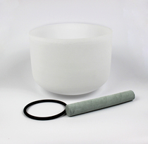 Sell 8-14 inch milky white crystal bowl music bowl song bowl yoga meditation decompression tone therapy seven-tone musical instrument