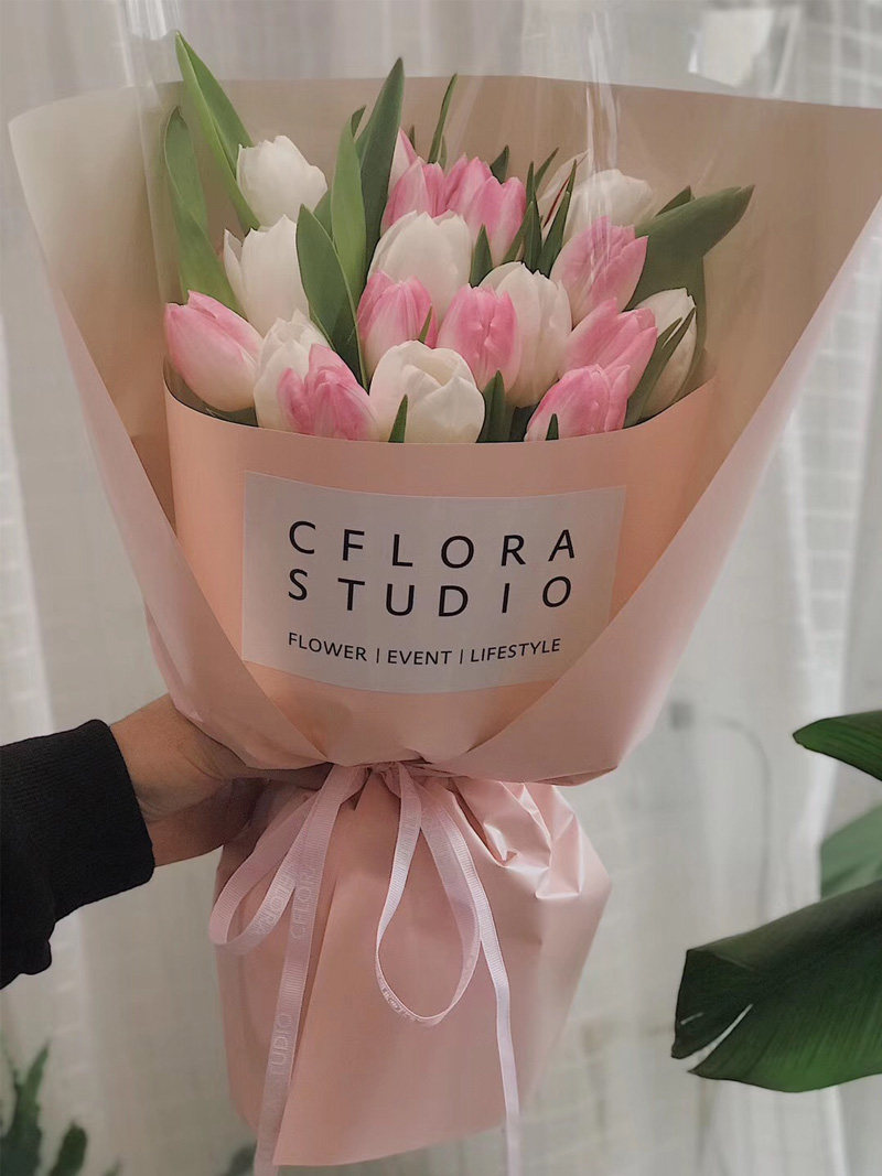 母亲节荷兰郁金香花束福州同城生日送妈妈鲜花速递