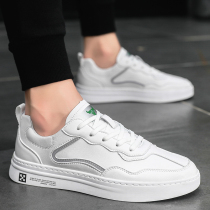 Mens white shoes 2020 new Korean version of the trend of all kinds of breathable inner height-increasing leisure sports shoes mens shoes xz