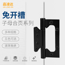 Jialingda-free slotted child female door stainless steel hinge 4 inch 5 inch bearing silent room door thickened hinge