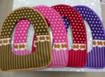 Thickened toilet mat Waterproof toilet seat ring Thickened plush toilet seat seat cover Antibacterial wash toilet ring Seat ring
