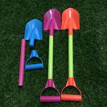 Childrens beach shovel large plastic shovel playing sand tools digging sand to play sand childrens beach toys supply