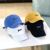Childrens baseball cap spring and autumn Korean girl fashion letter cap summer boy sun hat baby