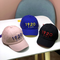 Girls baseball cap Korean version Summer Fashion boy Alphabet Duck Tongue Cap Tide Children Sunhat Spring Autumn Baby Hat