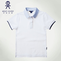 Eaton Gide school uniform class clothes girls cotton short sleeve T-shirt polo shirt 13T202