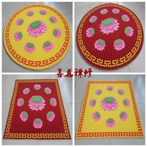 New 3D Lotus worship pad Puja meditation pad Meditation pad Thickened Futon worship stool pad Buddha Hall Kneeling pad