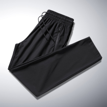 Playboy promotional ice pants casual pants mens quick-drying Korean version of large summer thin straight sports pants