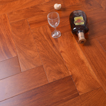 South America West Africa Sumu log pure solid wood floor herringles mosaic pear color lock geothermal floor heating factory direct sales