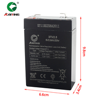 6V2 8AH 20HR electronic scale battery flashlight searchlight battery emergency light electronic Tianping battery