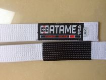 Spot GATAME cotton high quality thick jiu-jitsu belt road belt cotton Brazilian jiu-jitsu white belt