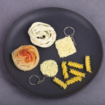 Emulated pasta model small hanging pasta pasta with western buffet steak with food and food props Early childhood toys