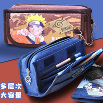 Childrens pen bag mens childrens childrens children Cartoon Cars Large Capacity Boys Lead Pencil Case Boy Pencil Case Pencil Case