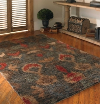 American imported jute carpet Nordic style handmade American rectangular living room study bedroom woven floor mat