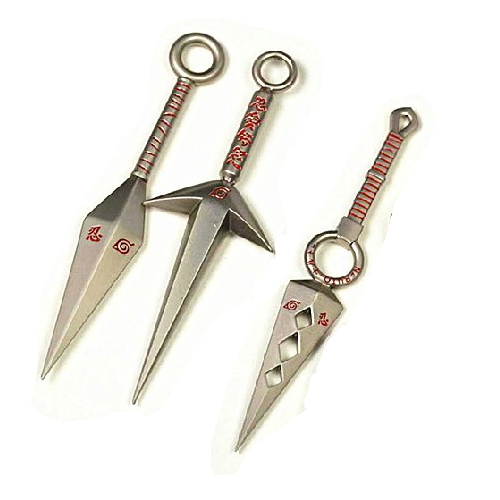 动漫周边 火影忍者武器 兵器三件套 苦无 四代目 手里剑 阿斯玛