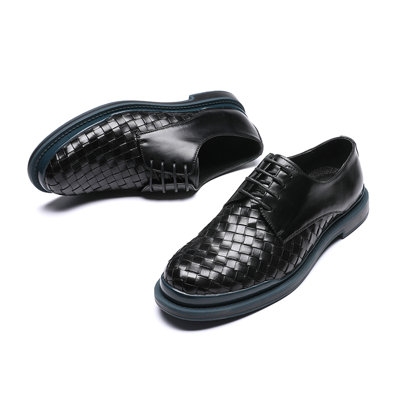 red dragonfly men's shoes 2020 summer new fashion business casual leather shoes wear-resistant leather shoes men's office shoes q