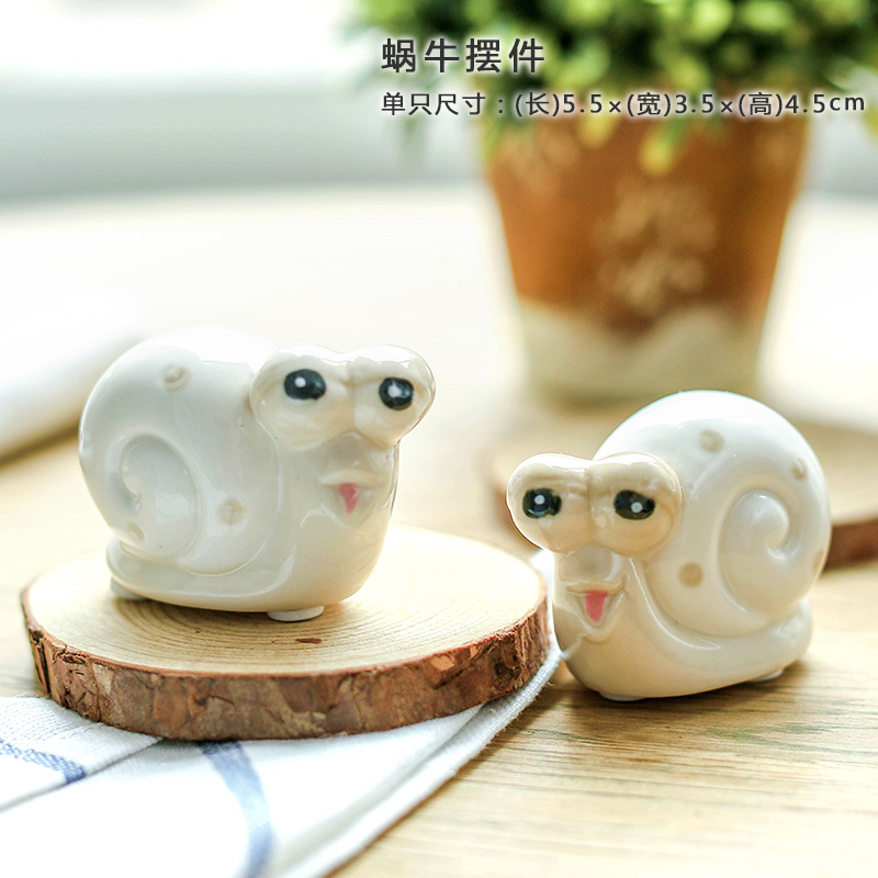 creative animal ceramic decoration, home decoration kiln glaze, lovers crafts, wedding gifts, office decorations