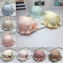 Newborn round hat Spring and Autumn new male and female baby baby hat halogen door hat cute sun sun hat baby fisherman hat
