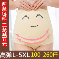 200 kg plus size pregnant womens underwear pure cotton belly support high waist 2-6 months pregnant antibacterial breathable cartoon cute female