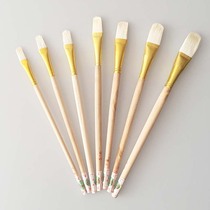 Authentic overseas Chinese card wool paintbrush brush painted pen original wood color rod S pen ceramic special pen