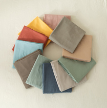 Autumn winter pure cotton mill wool thickened pillowcase pair of all-cotton solitary pillows headgear 48 x 74cm pure color pillow inner cover two