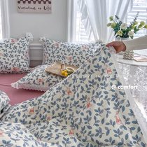 Total Cotton Small Crummy Bed Four Pieces Of Princess Wind Lace Quilt Cover Pure Cotton Spring Summer Bed Linen Apartment 1 8 m Bed Goods