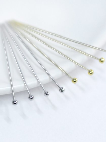 금도금 컬러 스테인 링 14K 라운드 헤드 핀 실버 비드 바늘 DIY 수제 보석 조각 진주 펜던트 귀걸이 볼 바늘 금도금 컬러 스테인 링 14K 라운드 헤드 핀 실버 비드 바늘 DIY 수제 보석 조각 진주 펜던트 귀걸이 볼 바늘