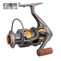 X5 full metal wire cup no gap fishing wheel Sea rod fish wheel Fishing wheel throwing rod wheel Fishing line wheel Rock rod Luya fishing gear