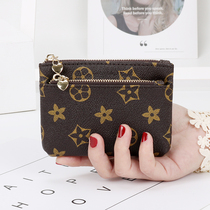 Europe and America 2021 New zipper coin wallet womens handbag mini ultra-thin short wallet key coin bag coin bag