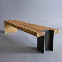 Retro solid wood long bench Home Jane about long bench Bench Log Long Stool Dining Room Strip Chair Personality Stool