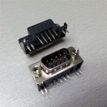 db9 male elbow foot 90 degree flapper d-sub9pin elbow foot male connector DR9pin male