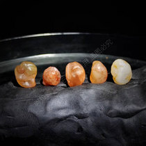 Arashan Gobi Wall Agate Vein Stone Blood Vein Small Pint Stones Beads Natural Original Stone Set Out