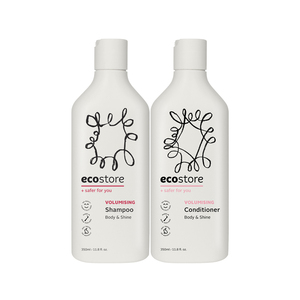 ecostore丰盈蓬松洗发水350ml护发素350ml无硅油控油修护