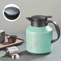 Stainless steel stewed teapot large-capacity thermal insulation kettle with warm old white tea stewed pot household health-preserving teapot