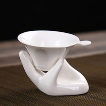 New product real shot independent tea filter Kung Fu tea set Stainless steel filter accessories Tea ceramic separator Tea filter