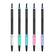 Dot stone DS-066 fingertip mobile cute cat super soft grip air cushion 0 5mm black press full needle tube gel pen