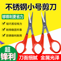 Stainless Steel Plastic Handle Scissors Small hand cut sewn edges line Head cut Home Pointed Scissors Embroidered Scissors Embroidered Scissors