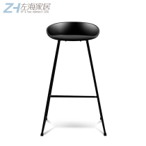 Iron bar chair simple art modern designer Nordic home high bar chair bar stool