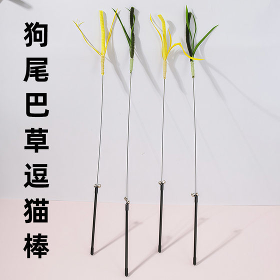 Long pole teasing cat stick with bell dog tail grass interactive cat pole bite cat toy self-exciting and relieve boredom and exhaust physical strength
Long pole teasing cat stick with bell dog tail grass interactive cat pole bite cat toy self-exciting and relieve boredom and exhaust physical strength