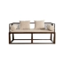 Mới phong cách Trung Quốc sofa gỗ rắn Zen B & B Phong cách Trung Quốc hiện đại tối giản phòng khách mô hình phòng khách sạn nội thất tùy chỉnh - Ghế sô pha