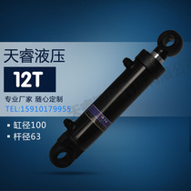 12 tons of dead head hydraulic cylinder 100 bore hydraulic cylinder two-way one-way construction machinery pumping station lifting distribution valve