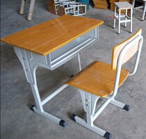 Lifting desks and chairs Student desks and chairs Training courses School desks factory direct sales student desks and chairs